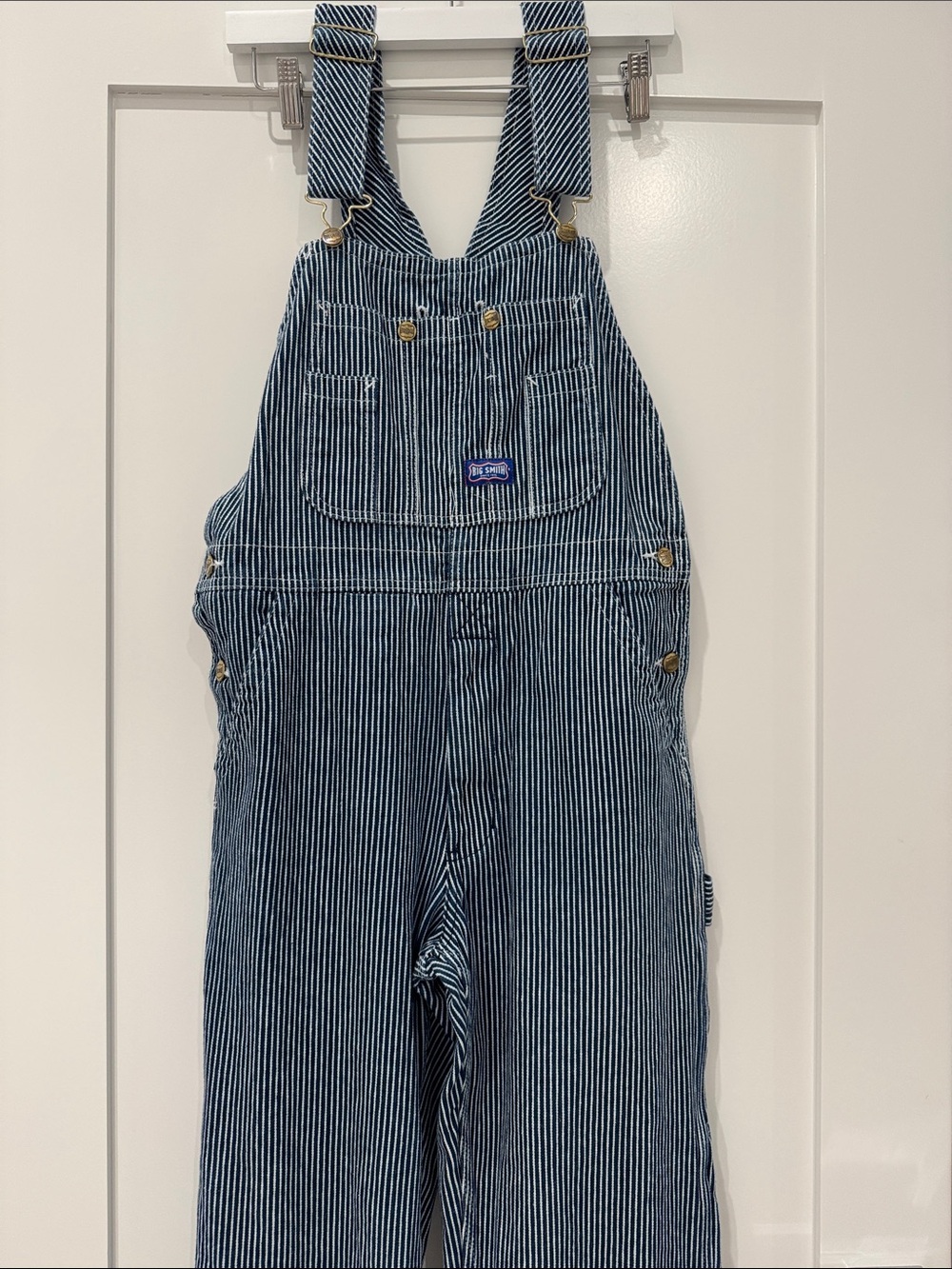 Big Smith striped overalls 30x32